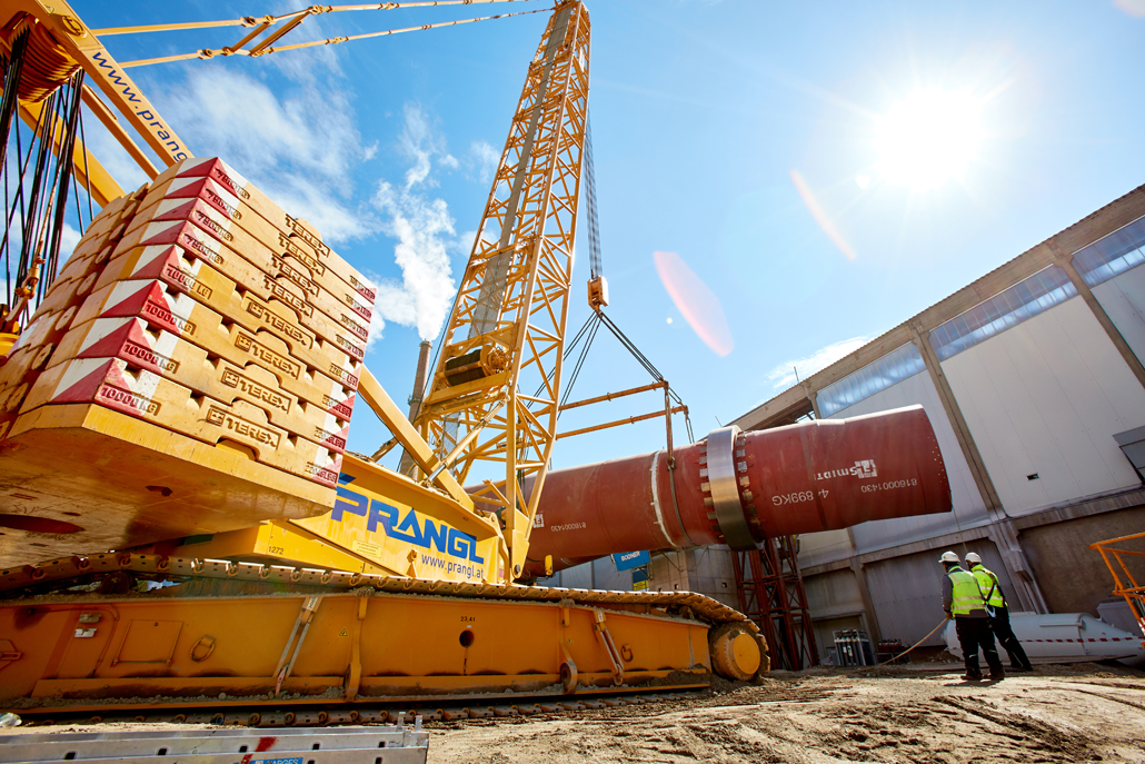 [Translate to HU:] 400 Tonnen Raupenkran